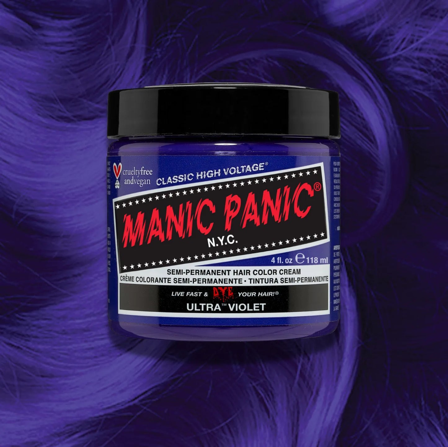 Manic Panic Ultra Violet — colorazione semi-permanente 118 ml