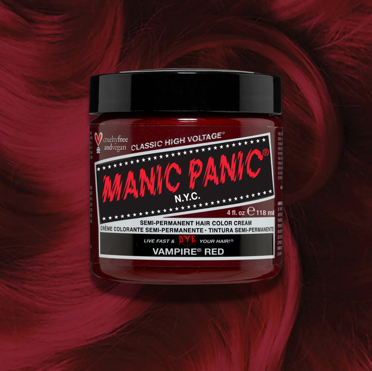 Manic Panic Vampire Red — colorazione semi-permanente 118 ml