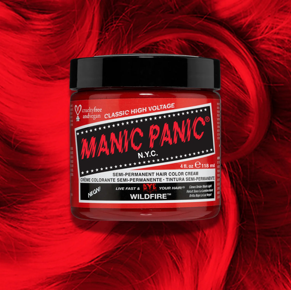 Manic Panic Wildfire — colorazione semi-permanente 118 ml