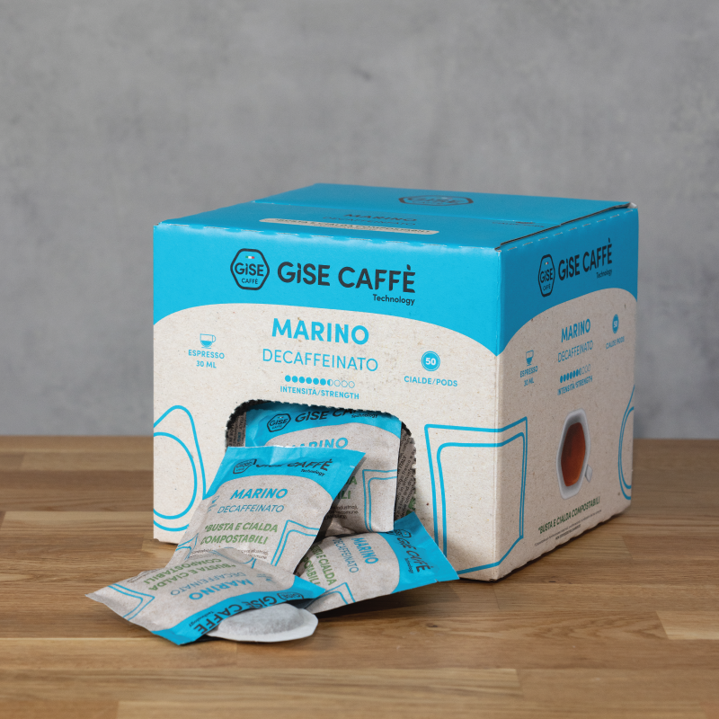 Gise Caffè Marino Decaffeinato — 50 cialde compostabili ESE 44 mm