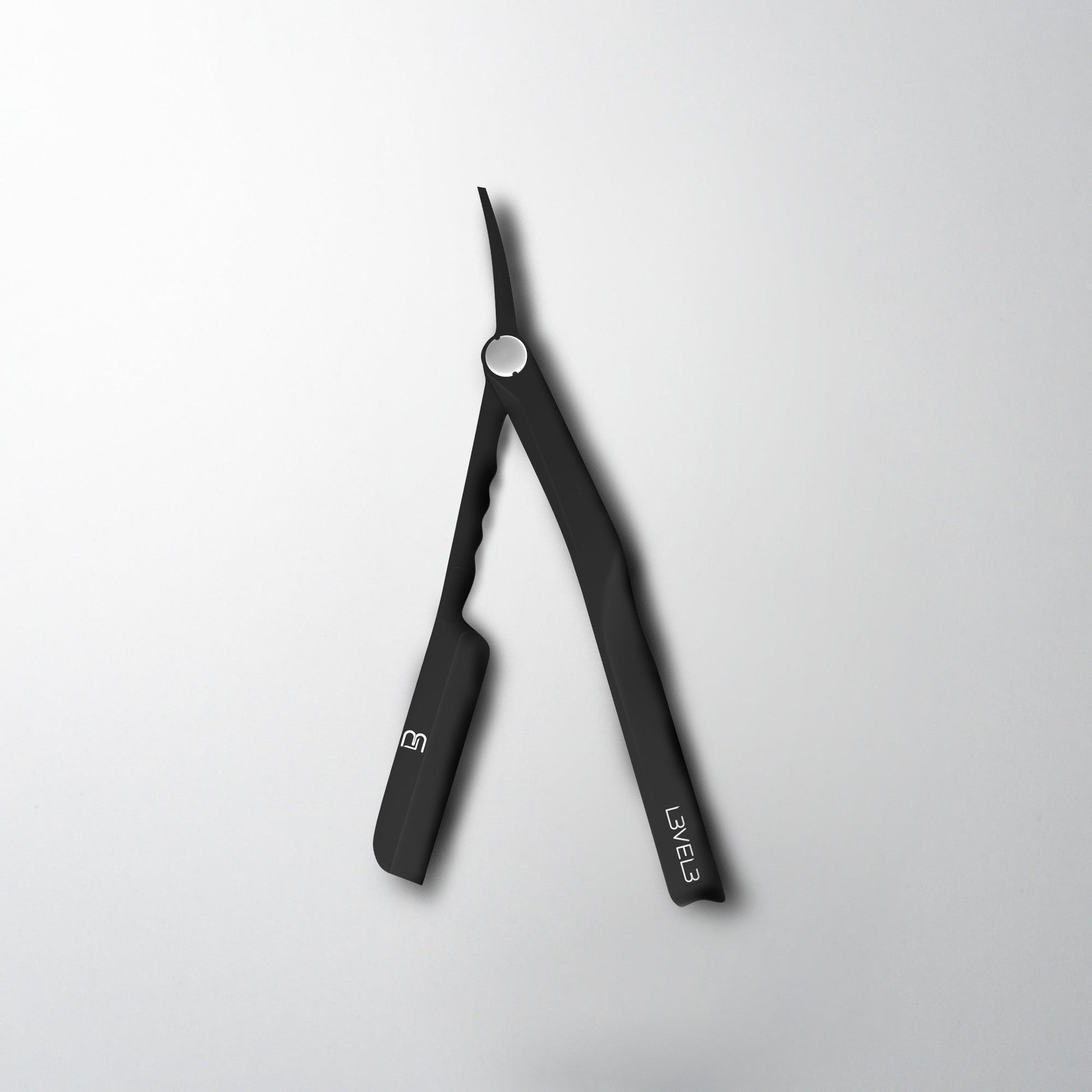 L3VEL3 Milly Clutch, rasoio shavette premium — colore Nero