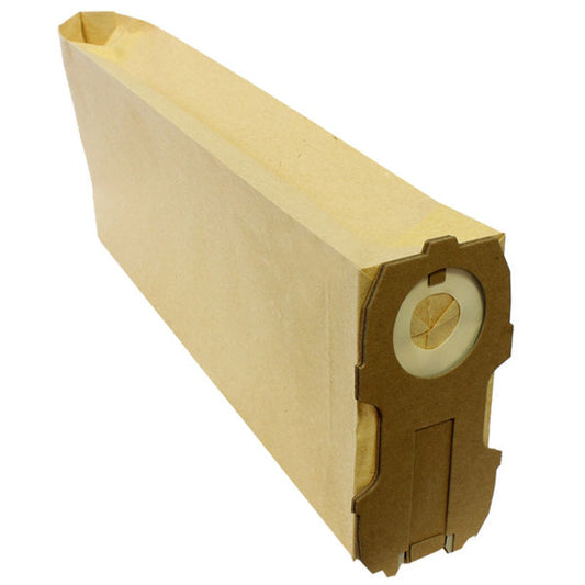 Sacchetto in carta Mondo VKF020 per aspirapolvere Folletto VK118-VK122, con cartoncino di aggancio e chiusura igienica