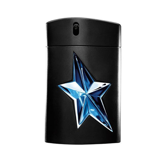 Mugler A*Men Eau de Toilette 50 ml, flacone in gomma nera con stella blu