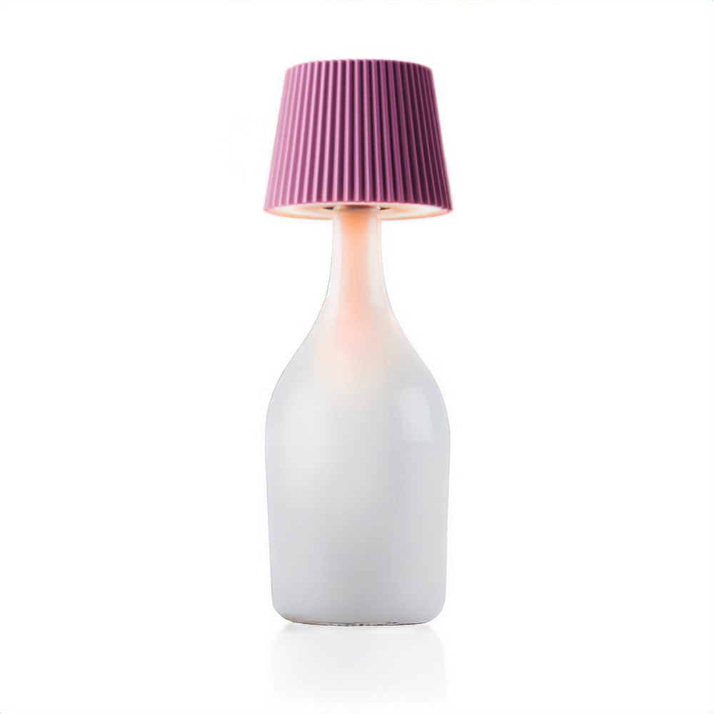 Lampada per bottiglia One-Light Sun flamingo, sulla bottiglia