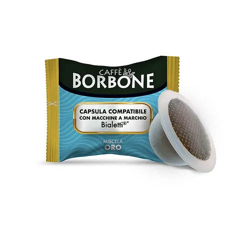 Caffè Borbone Miscela Oro — 50 capsule compatibili Bialetti