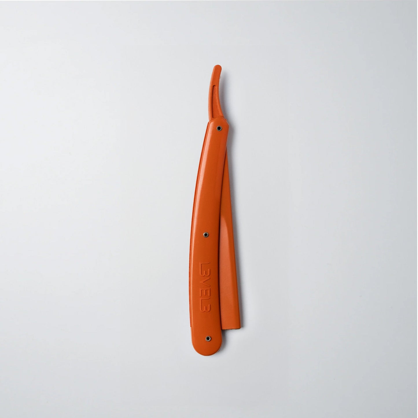 L3VEL3 Razor Holder, rasoio shavette a lama intercambiabile — colore Arancio
