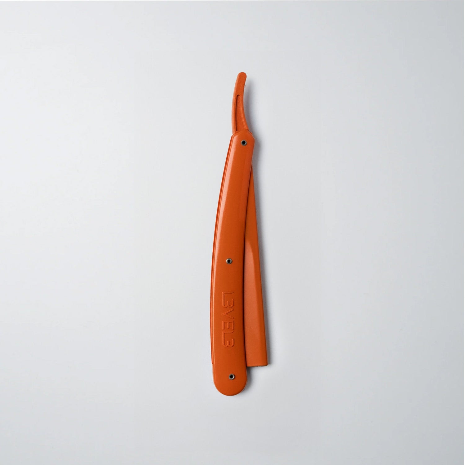 L3VEL3 Razor Holder, rasoio shavette a lama intercambiabile — colore Arancio