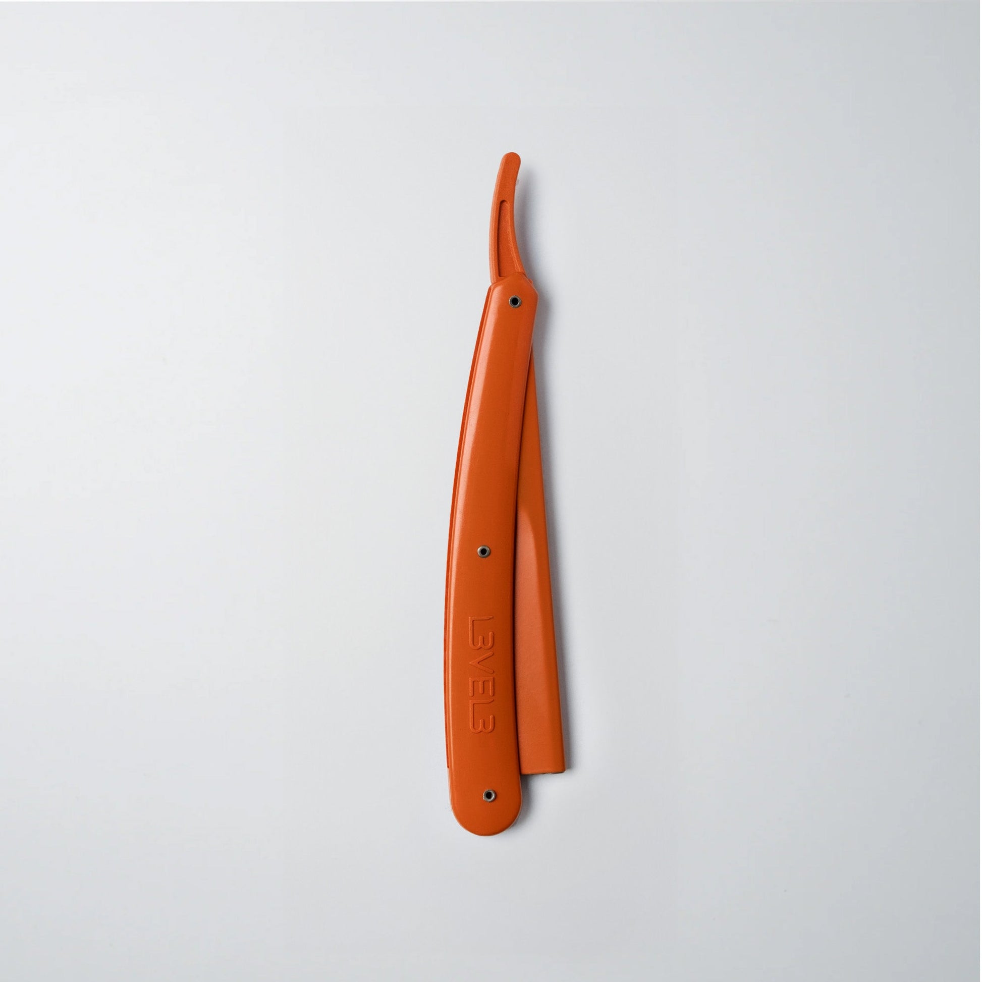 L3VEL3 Razor Holder, rasoio shavette a lama intercambiabile — colore Arancio