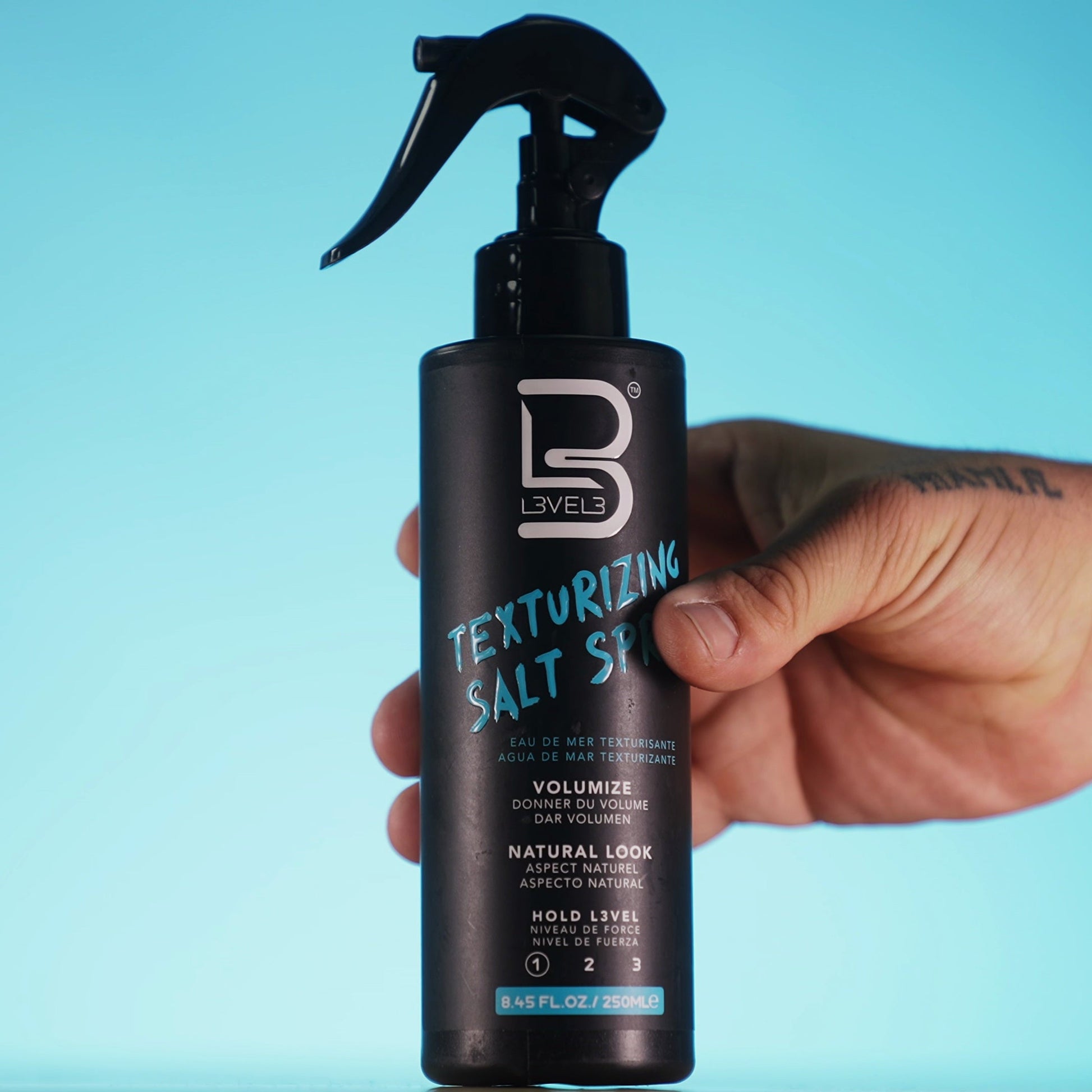 L3VEL3 Texturizing Salt Spray, spray al sale marino — foto prodotto