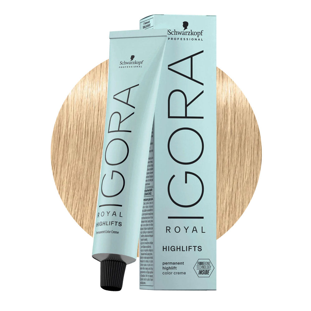 IGORA ROYAL 10-4 ultra biondo beige — tubo 60 ml e ciocca colore