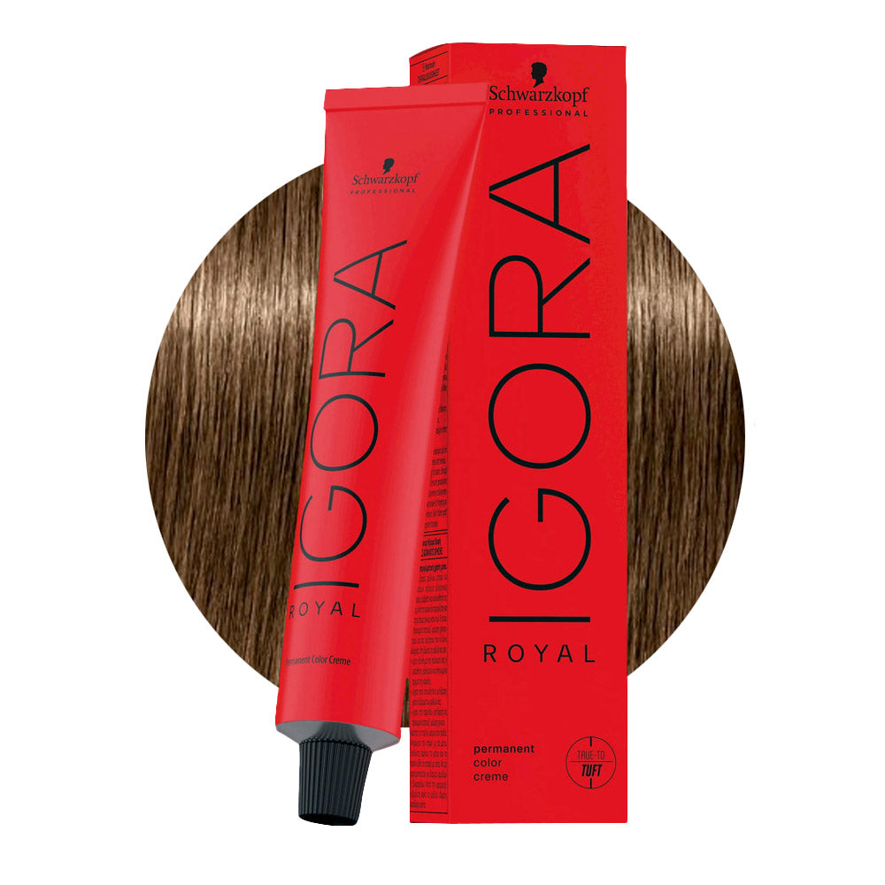 IGORA ROYAL 7-00 biondo medio naturale extra — tubo 60 ml e ciocca colore