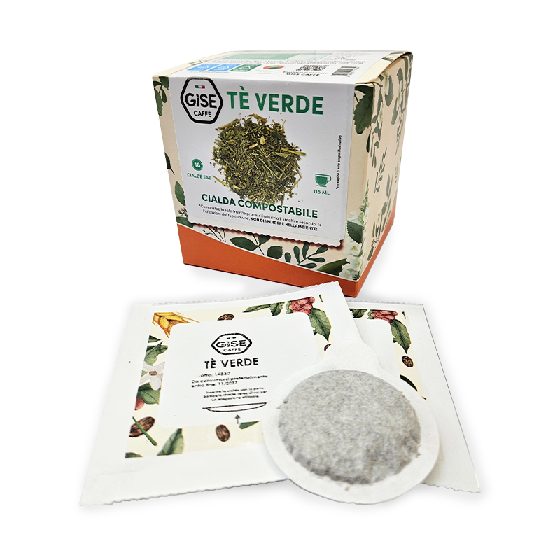 Gise Tè Verde — 18 cialde compostabili ESE 44 mm