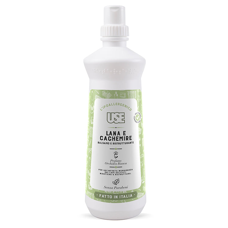 Flacone Use Lana e Cachemire Balsamo e Ristrutturante 1000 ml