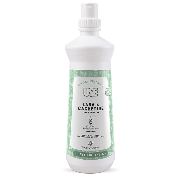Flacone Use Lana e Cachemire Lava e Rigenera ipoallergenico 1000 ml