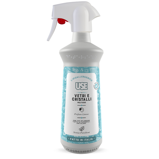Spray Use Vetri e Cristalli multiuso ipoallergenico 500 ml
