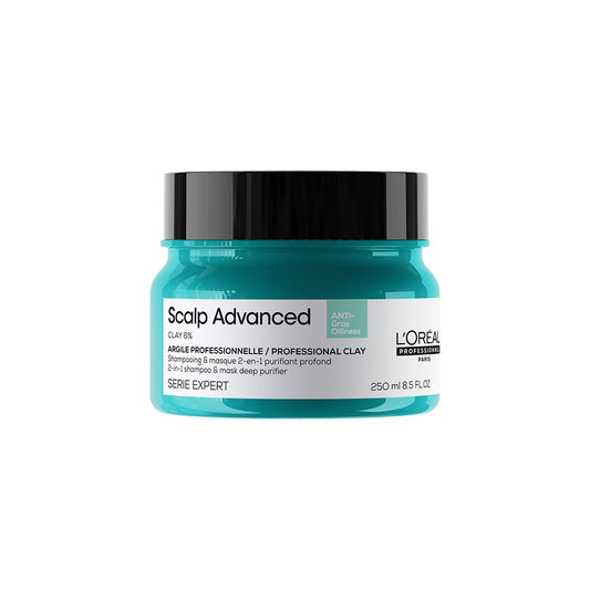 L'Oréal Scalp Advanced 2-in-1 Deep Purifier Clay — maschera purificante all'argilla 250 ml
