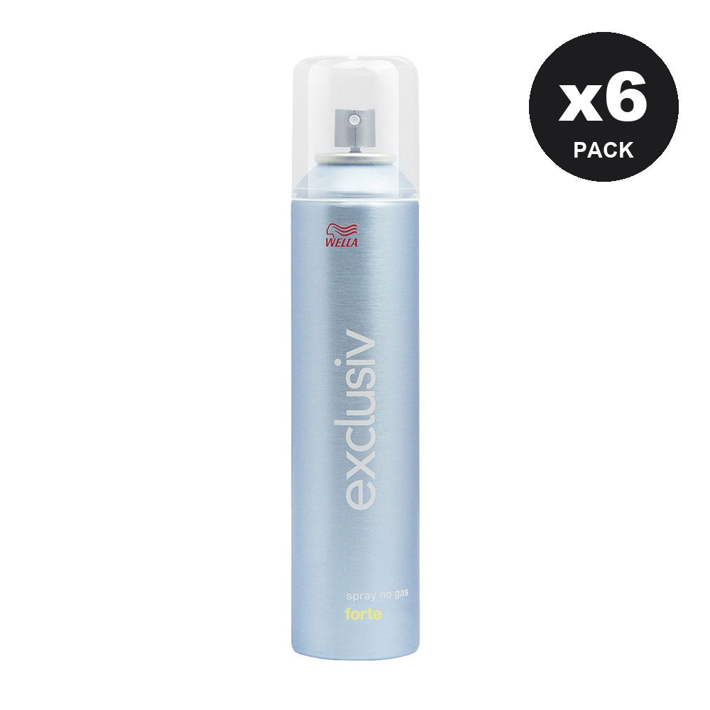 Wella Exclusiv lacca no gas Forte 250 ml — pack promo da 6 flaconi