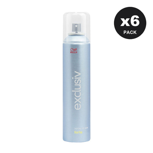 Wella Exclusiv lacca no gas Forte 250 ml — pack promo da 6 flaconi