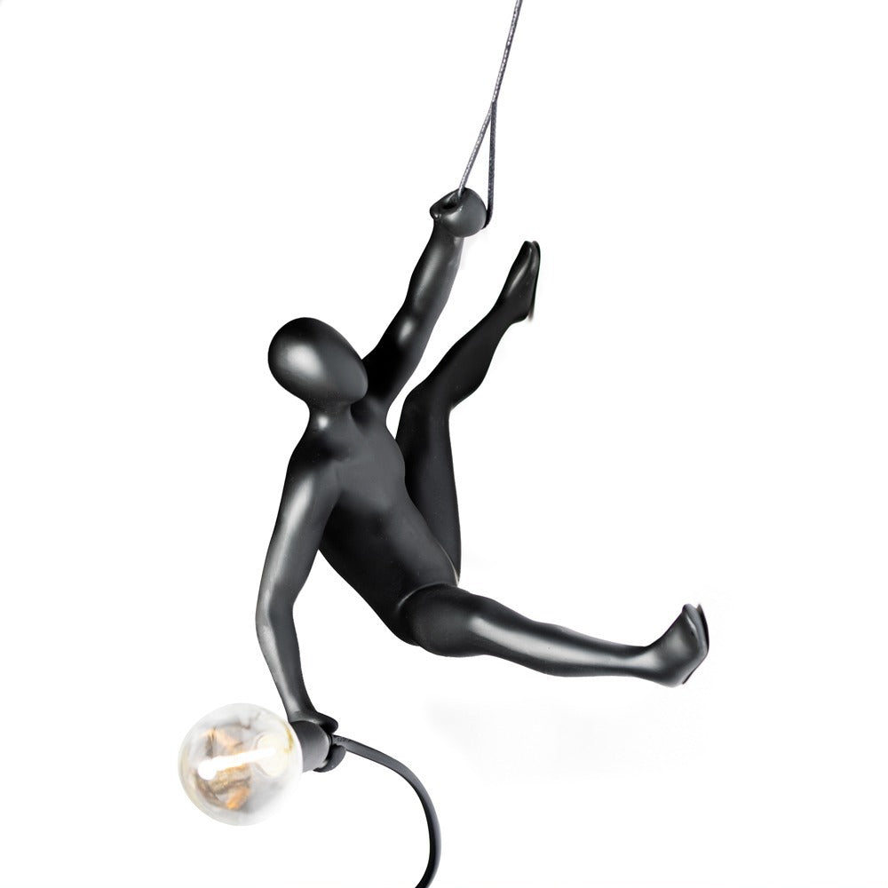 Lampada da parete Werkwaardig Climber Lamp, omino che si arrampica