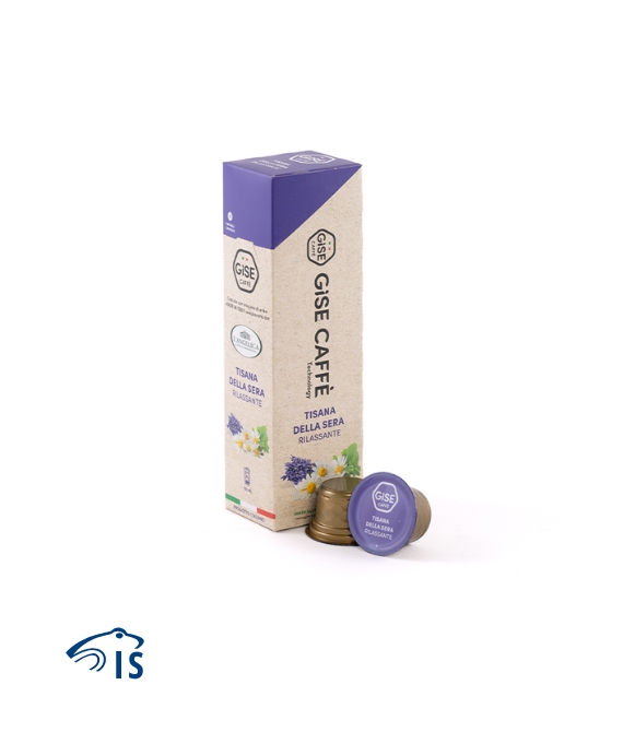 Gise caffè Tisana della sera rilassante selezionata da L'angelica 10 capsule