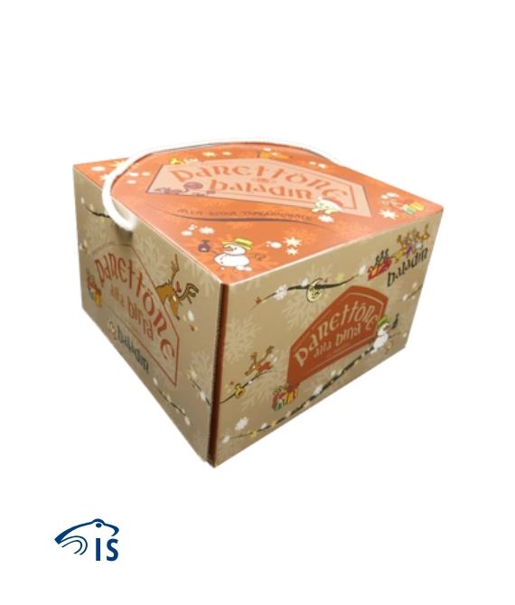 Panettone Artigianale alla birra Baladin Glassato 1 Kg.