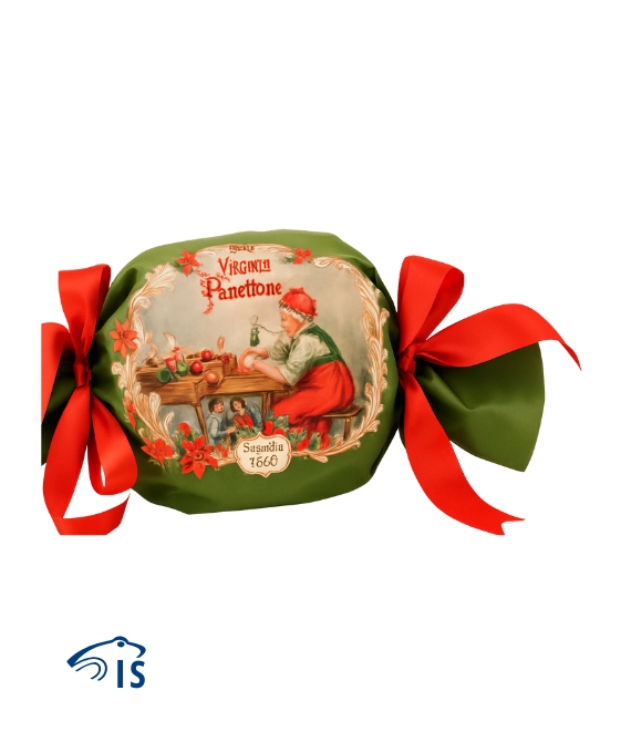 Panettone Artigianale Amaretti Virginia Caramella al cioccolato 850 gr.